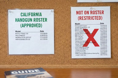 Handgun roster & special rules in California